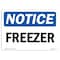 Signmission OSHA Notice, 5" Height, Freezer Sign, 7" X 5", Landscape OS-NS-D-57-L-12917 - alternate 1
